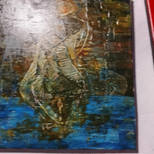 Mystic Elephant Reflection Abstract Art